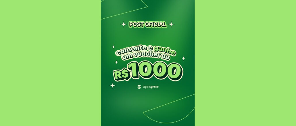 Sorteio SegurosPromo - 100 mil seguidores: Concorra voucher de 1.000,00 reais