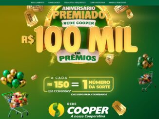 Aniversário Premiado Rede Cooper 2026: Concorra 100 mil reais em prêmios
