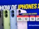 Banner promocional da rádio Metropolitana com o título Show de iPhones 17. A imagem apresenta quatro iPhones em cores diferentes: grafite, verde, azul e lilás. Abaixo, ícones de calendários indicam sorteios nos dias 05, 12, 19 e 26 de março.