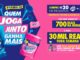 Banner promocional das marcas Veja e Vanish com o título Quem Joga Junto Ganha Mais. A imagem apresenta uma garrafa de Veja Gold Multiuso e um pote de Vanish Oxi Action sobre um fundo dividido em azul e rosa. O anúncio destaca prêmios de R$700 na hora e R$30MIL por semana para compras a partir de R$20 em produtos participantes.