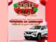 Banner publicitário da promoção Sorte Real é na Total para o Dia das Mães, destacando um carro Renault Kwid branco cercado por corações vermelhos e trevos de quatro folhas.