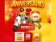 Propaganda de aniversário do Superdia Atacado com destaque para sorteios de scooters elétricas e corridas premiadas de um minuto.