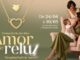 Publicidade da promoção Amor que reluz para o Dia das Mães do Shopping ParkCity Sumaré, apresentando colares dourados com corações e uma cena familiar com três gerações.