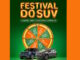 Banner promocional do Festival do SUV com uma roleta de prêmios centralizada e dois veículos utilitários esportivos sobre um fundo verde.