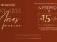 Banner promocional da marca Morana para o Dia das Mães. Com fundo marrom e letras douradas, o anúncio informa que compras acima de R$100 dão direito a participar do sorteio de 4 prêmios de R$15Mil, com sorteios semanais. Indica também que gastos adicionais de R$19,90 geram cupons extras e menciona chances em dobro em dias específicos.