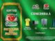 Anúncio da promoção Sorteio Patrocina Sua Partida do Guaraná Antarctica e Zé Compensa. O fundo verde destaca um aplique em formato de lata com o nome da campanha e imagens de prêmios como uma camisa da seleção, TV, frigobar e videogame.