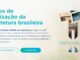 Banner do 11º Prêmio Saint-Gobain AsBEA de Arquitetura com a frase "11 anos de valorização da arquitetura brasileira", colagem de imagens de projetos arquitetônicos e botões de chamada para ação.