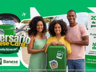 Promoção Aniversário Banese Card 2026: a cada R$200 em compras, o cliente recebe um número da sorte para concorrer a 20 pacotes de viagem. Compras realizadas pela Mulvi Pay concedem 2 números da sorte extras. Certificado de Autorização SPA/MF n. 04.048841/2026.