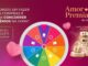 Banner promocional da campanha Amor Premiado da Ramavi, com roleta colorida e prêmios como máquina de café, fone de ouvido e bolsa.