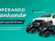 Banner promocional da campanha Cooperando e Ganhando, Edição Especial 30 Anos, do Sicoob Crediserra, com imagens de uma VW Saveiro Robust Modelo 2027 e quatro quadriciclos Terrox 400L como prêmios.