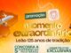 Banner da Promoção Leão 125 Anos de Tradição — Momento Extraordinário, com aviões sobrevoando o mapa do Brasil, pelúcias do Leão e chamadas para concorrer a 5 experiências pelo Brasil e ganhar pelúcias exclusivas.