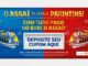 Banner promocional do Assaí Atacadista com a campanha "O Assaí Te Leva a Parintins", exibindo dois barcos decorados nas cores azul e vermelho, urna para depósito de cupons e chamada para participação.