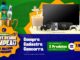 Banner promocional da Promoção Corote Pedido Campeão, com validade de 25/05/2026 a 19/07/2026, exibindo produtos da marca Corote e prêmios como televisão, PS5, iPhone, JBL e smartwatch.
