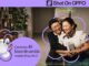 Banner promocional da campanha Shot On OPPO para o Dia das Mães, com duas pessoas sorrindo e segurando um smartphone OPPO A6 Pro, ao lado de fones de ouvido Enco Air 2.