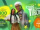 Banner promocional do Cartão de Todos com a campanha Todos na Mesma Torcida, de 18 a 31 de maio, apresentando dois embaixadores da marca em fundo verde com estrelas amarelas.