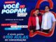 Banner promocional da Wizard com dois jovens apresentadores do podcast Podpah, Igão e Mítico, divulgando a promoção Você no Podpah, que oferece visita ao estúdio, assistir a um episódio ao vivo e encontro com os apresentadores para quem se matricular no curso de inglês.