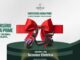 Peça publicitária do Aniversário Adonai Prime com scooter elétrica enfeitada com laço vermelho e sorteio previsto para 27/06/2026.