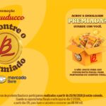 Banner da Promoção Bauducco Encontre o B Premiado, em parceria com o Mercado Livre, com prêmio de R$100 mil.