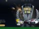 Banner da promoção Campeões do Vidro em Alagoas, com troféu de cristal, carro, moto, camisa da seleção brasileira e voucher de R$500,00.