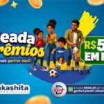 Promoção Goleada de Prêmios do Sakashita Supermercados com R$500 mil em prêmios