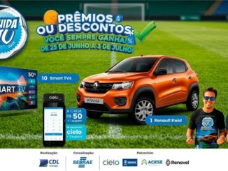 Liquida Aju 2026: promoção com prêmios e descontos em Aracaju de 25 de junho a 3 de julho, com sorteio de 1 Renault Kwid e 10 Smart TVs