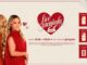 Arte promocional da Live Premiada Wepink com duas mulheres de vestidos vermelhos, anunciando sorteio ao vivo no Instagram de Virginia no dia 05 de junho de 2026 às 12h, com prêmios de iPhones 17 e caixas de som.