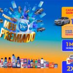 Peça publicitária da Promoção Meu Ypê Premiado 2026, com prêmios imediatos de 10 carros zero-km e mais de 2.000 prêmios de R$500, além de sorteio final de R$1.000.000, destacando produtos das marcas Ypê, Tixan, Perfex e Assolan.