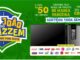 Banner promocional da campanha São João do Armazzem — Torcida que Vira Festa, com sorteios semanais para compras acima de R$50 com produtos de marcas parceiras, válida de 04/05/2026 a 19/07/2026.