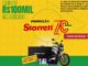 Banner da Promoção Aniversário Starrett 70 Anos com prêmios de mais de R$100mil, incluindo moto, Smart TV 50 polegadas, notebooks e smartphones.