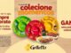 Banner da Promoção Colecione Momentos da Griletto, com três petisqueiras coloridas (verde, vermelha e amarela) ao redor de um prato com filé grelhado, arroz, farofa, vinagrete e batata frita, ao lado de um copo de chope e o logo Mais Griletto.