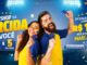 Banner da campanha Credishop na Torcida apresentando um casal alegre segurando cartões de crédito e detalhes sobre sorteios de prêmios de R$5.000,00.