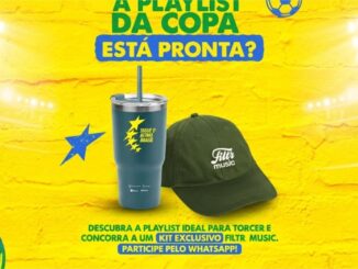 Promoção Filtr Music: concorra a um kit exclusivo com copo térmico e boné ao descobrir a playlist ideal para torcer na Copa