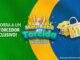 Banner da promoção Meu Bebê na Torcida Mili, em verde, amarelo e azul, com bebê torcedor sorrindo e kit de produtos Mili Love & Care ao lado, anunciando concorra a um kit torcedor exclusivo.