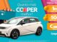 Banner da promoção Quanto Mais Cooper Melhor, da Cooper Pay, com prêmios de R$1mil semanais, R$50mil no final da Copa e um carro zero km.