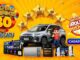 Banner promocional do Show de Prêmios 30 Anos Porecatu, com destaque para um carro 0 km, smart TVs, micro-ondas, air fryers, PS5 e mais de 800 prêmios na Roleta Premiada.