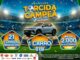 Peça publicitária da Promoção Torcida Campeã Jaú Serve Supermercados, com prêmios de 1 carro 0 km, 21 corridas malucas e mais de 2.000 vales-compras, válida de 01/06 a 31/07/2026.