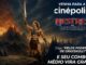 He-Man ergue a Espada do Poder em cenário épico em peça publicitária da Cinépolis para o filme Mestres do Universo.
