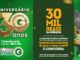 Banner do Aniversário 30 anos do Clube Lojas G com promoção de R$30.000,00 em vales-compra.