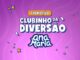 Banner roxo com estrelas e efeitos gráficos anunciando a promoção Clubinho da Diversão Ana Maria