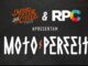 Banner preto com logotipos do MotorCycle Fest CWB 25 anos e RPC, anunciando o concurso A Moto Perfeita 2026, com raio laranja separando as palavras Moto e Perfeita.
