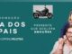 Banner da promoção Dia dos Pais do Shopping Pelotas, com foto de uma moto preta esportiva ao centro e, à direita, um pai sorridente carregando a filha nos ombros.