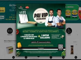Banner da promoção Pai VIP Verdemar 2026, apresentada por Heineken e Seara, com prêmios que incluem coleção de produtos Le Cordon Bleu e jantar exclusivo com os chefs Léo Paixão e Thomas Troisgros.