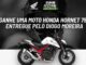 Arte da promoção Suhai Festival Interlagos com Honda: concorra a uma moto Honda Hornet 750 entregue pelo piloto Diogo Moreira.
