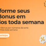 Banner promocional laranja "Vale Bônus Premiado 2026" com celular iPhone 17 Pro e cartão-presente Americanas de R$1.000, convidando o usuário a baixar o aplicativo e trocar Vale Bônus por números da sorte.