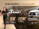 Banner da 3ª Corrida Asset em Araraquara/SP, com sorteio de um Chevrolet Onix 0 km, modalidades 5K e 10K, em 30 de agosto de 2026.