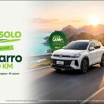 Banner promocional da Agrosolo 35 Anos com um Volkswagen Tera zero km em movimento em estrada litorânea ao pôr do sol, anunciando sorteio de carro para o dia 1º de janeiro de 2027.