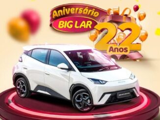 Promoção Aniversário Big Lar 22 Anos — concorra a um carro elétrico BYD
