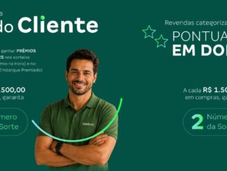 Banner da Campanha Dia do Cliente Intelbras 2026, com homem uniformizado sorrindo e informações sobre pontuação em dobro e números da sorte para revendas categorizadas.