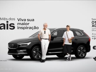 Banner da promoção Dia dos Pais do Salvador Shopping 2026, com sorteio de um Volvo XC60 Plus para compras realizadas de 1º a 31 de agosto.