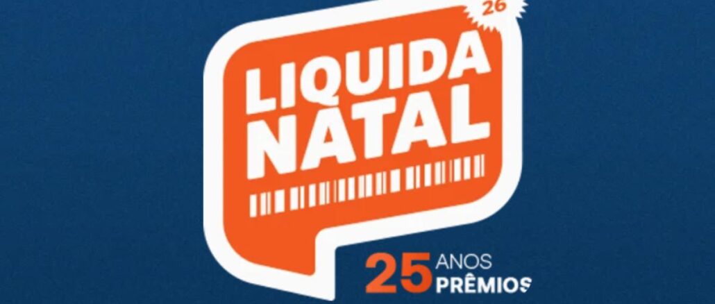 Logotipo do Liquida Natal 2026 com 25 prêmios